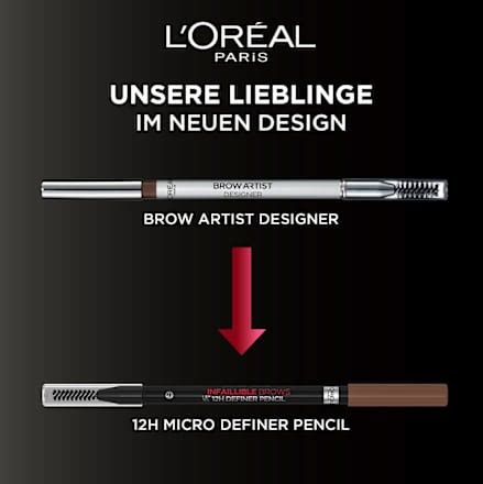 L ORÉAL PARiS Augenbrauenstift Infaillible H Definer Brunette g dauerhaft günstig