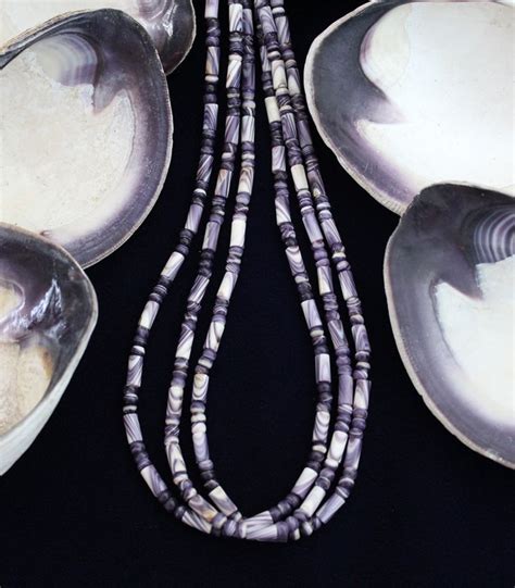 Handmade Cherokee Wampum Beads Necklace