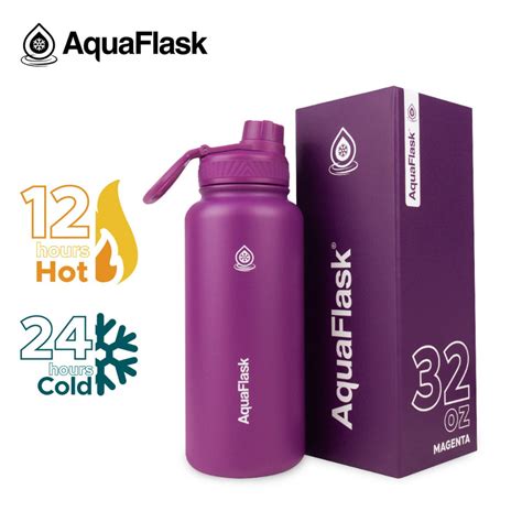 Aquaflask Oz Wide Mouth With Cap Lid Vacuum Insulated Drinking