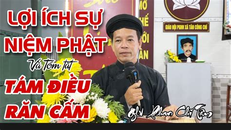 PHAN CHÍ TÂM 2023 Đề tài LỢI ÍCH NIỆM PHẬT VÀ TÁM ĐIỀU RĂN CẤM Đêm