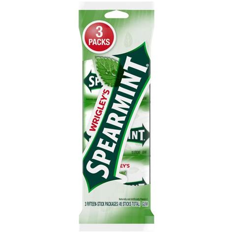 Extra Sugar Free Gum 3 Pack, Spearmint - 512885 | Blain's Farm & Fleet