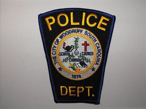 Woodruff Sc Police Patch