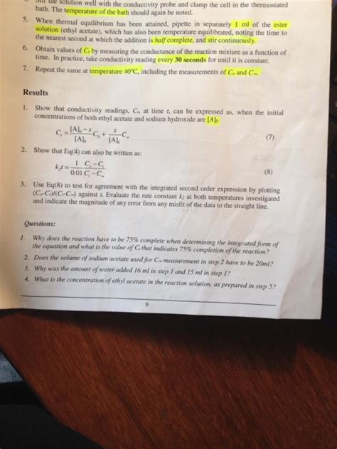 Solved Chemical reaction kinetics In chemical kinetics, we | Chegg.com 