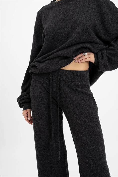 CASHI Joggers Anthracite - black palms the label EN