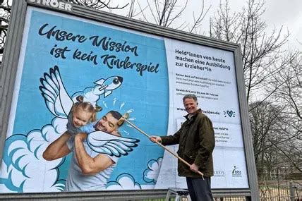 Helden F R Kitas In Segeberg Gesucht Plakat Kampagne F R Erzieherberuf