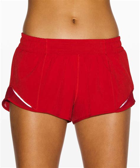 Lululemon Hotty Hot Short II 2 5 Dark Red Lulu Fanatics