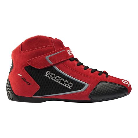 Sparco K Mid Sl3 Kart Boots In Red From Merlin Motorsport