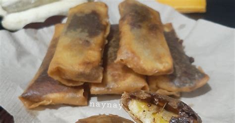 Resep Lumpia Pisang Keju Nutella oleh NayNay - Cookpad