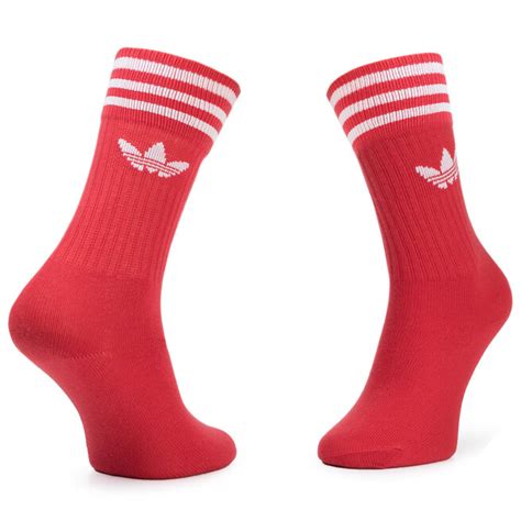 Zestaw Par Wysokich Skarpet Unisex Adidas Solid Crew Sock Ed