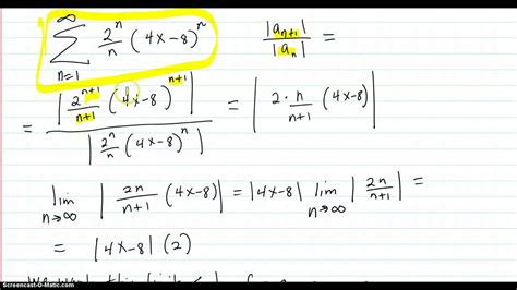 Find The Radius Of Convergence Of A Power Series Youtube