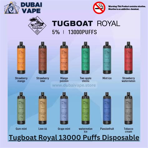 Tugboat Royal Puffs Disposable Vape Dubai Vape Best Online