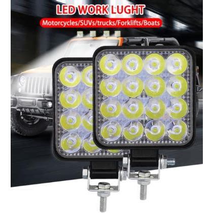 Jual Pcs V Watt Lampu Tembak Sorot Led Putih Worklight Mt Star Cwl