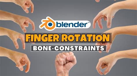 Blender Tutorial Advanced Hand And Finger Rig Bone Constraints