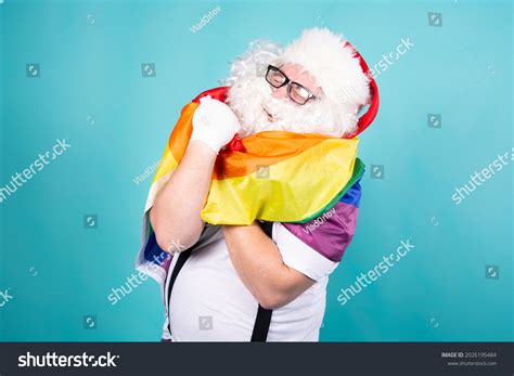 Gay Santa Claus Gay Flag Stock Photo Shutterstock