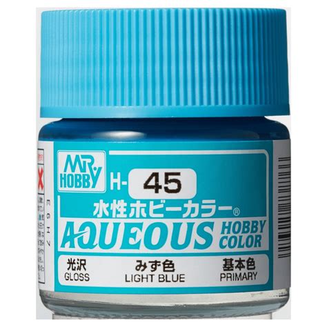 GSI Creos GNZ H45 Mr Hobby H45 Aqueous Gloss Light Blue Acrylic 10ml