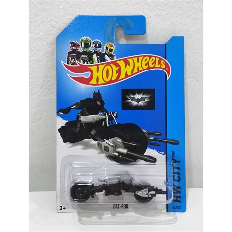 Hot Wheels Bat Pod Batpod The Dark Knight Batman Shopee Malaysia
