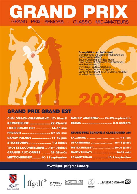 Classic Mid Amateurs Et Grand Prix Seniors Ligue De Golf Grand Est