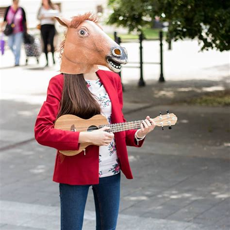 People Around The World Enjoying Life In Horse Masks