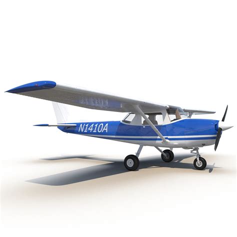 Cessna 150 3d Model 129 3ds C4d Ma Obj Max Free3d