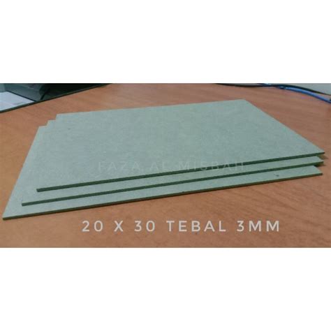 Jual Papan Mdf X Tebal Mm Hijau Tahan Air Premium Shopee