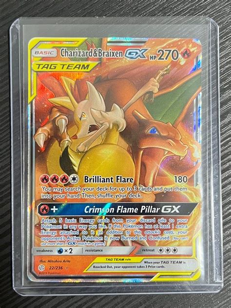 Charizard Braixen GX Cosmic Eclipse Hobbies Toys Toys Games On