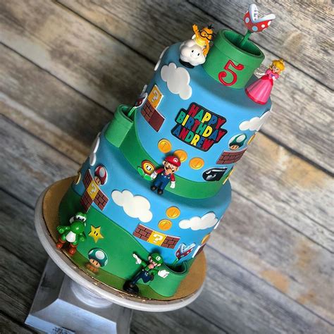 15 Amazing Cute Super Mario Cake Ideas Designs