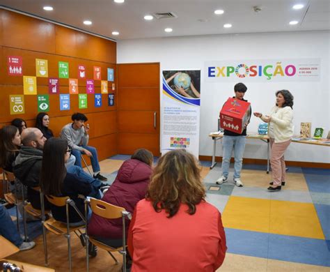 Alunos Do Ano Visitaram Exposi O Sobre A Agenda E Os Ods Na