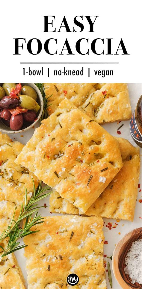 Super Easy Focaccia Recipe No Knead The Clever Meal