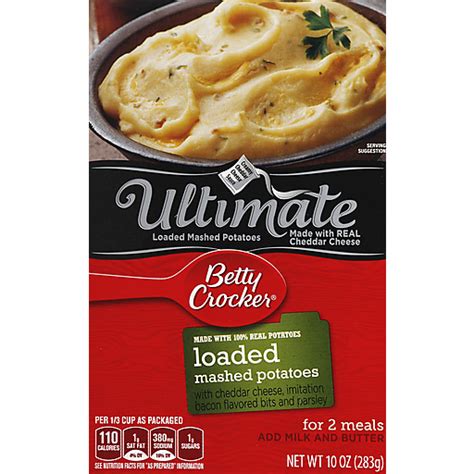 Betty Crocker® Ultimate Loaded Mashed Potatoes 10 Oz Box Boxed Meals Foodtown