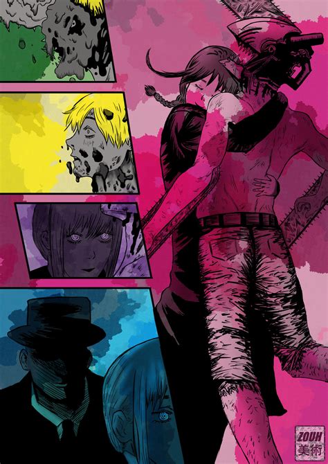 Chainsaw Man Manga Page by NicoZou on DeviantArt