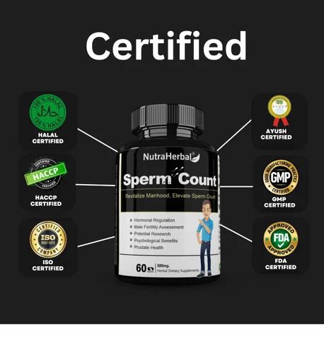 Nutraherbal Sperm Count Capsule Boost Male Fertility Naturally At Rs 1099 Bottle Sperm Count