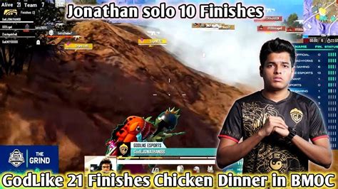 Godlike 21 Finishes Chicken Dinner In Bmoc Jonathan On Fire 🔥🔥 10