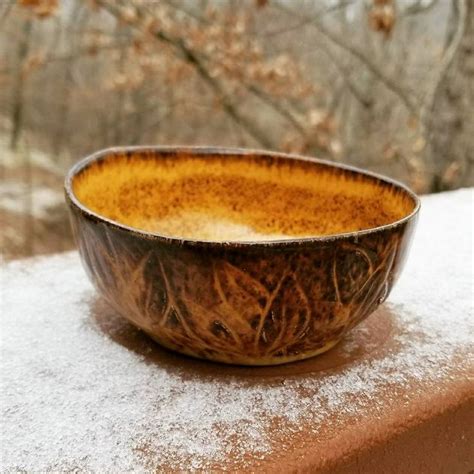 Beautiful Coyote Goldenrod And Leopard Shino Pottery