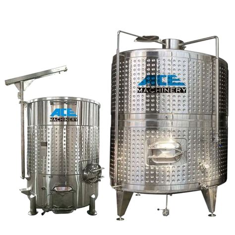 Stainless Steel Variable Capacity Wine Tanks Ace Chn