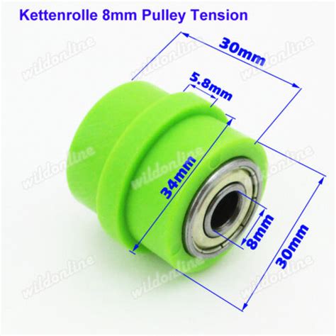 Kettenrolle Mm Pulley Tension F R Dirt Pit Motor Trail Bike Motorcycle