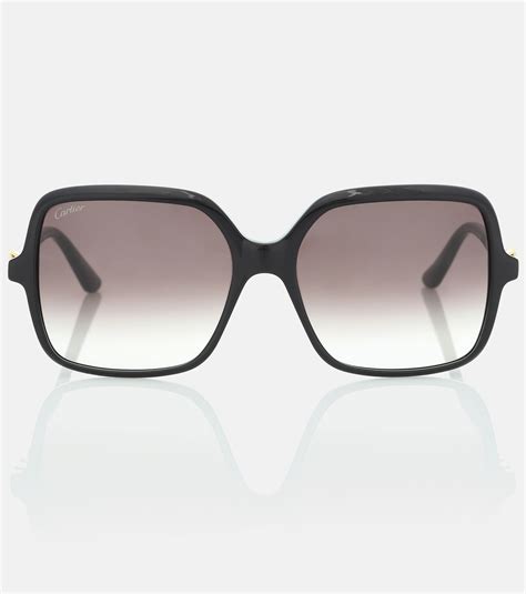 Cartier Eyewear Collection Signature C De Cartier Square Sunglasses Cartier