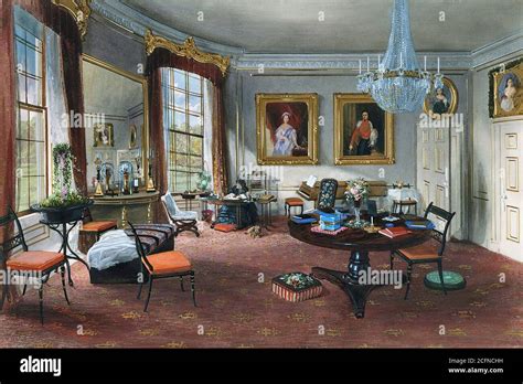 Roberts James - Frogmore House - the Duchess of Kent's Sitting Room - British School - 19th ...