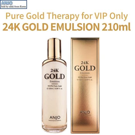 AnJo Professional 24K Gold Emulsion 120ml | Hladal-Ecommerce