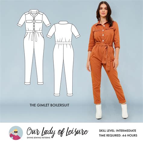 Boiler Suit Sewing Pattern Pattern Rjuuc Edu Np