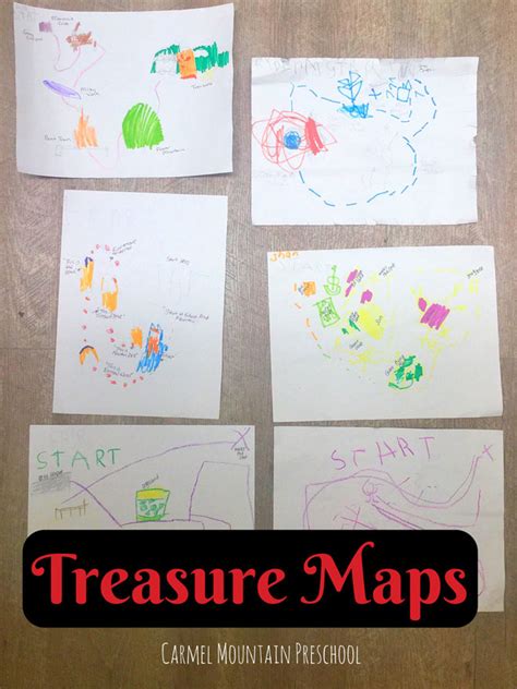 Treasure Maps Pinterest Activity - Carmel Mountain Preschool