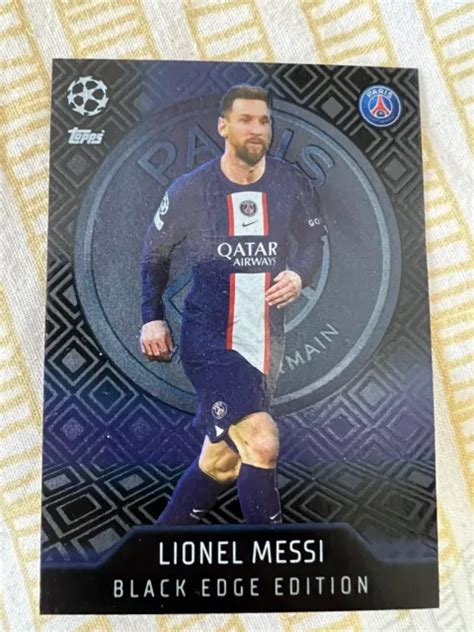 Topps Match Attax Lionel Messi Black Edge Edition Eur