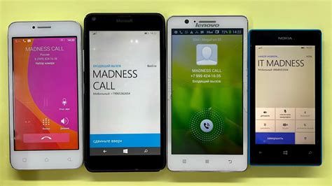 Two Lenovo Vs Two Nokia Lumia Crazy Incoming Call Outgoing Call