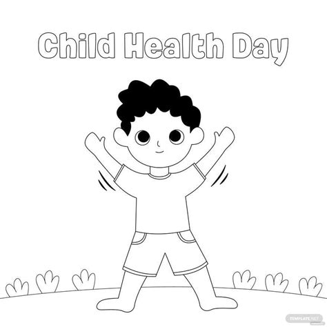 Child Health Day Drawing Vector in PSD, Illustrator, SVG, JPG, EPS, PNG ...