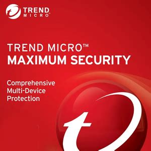 Acheter Trend Micro Maximum Security 2023 Clé CD au meilleur prix