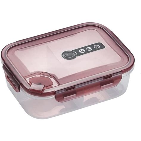 Dracod 1 3L Bento Box Lunch Box En Plastique Pour Enfant Adulte Bo Te