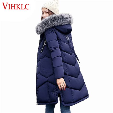 Latest Hot Plus Size Winter Coat Women Fur Collar Hooded Casual Warm Winter Jackets Female