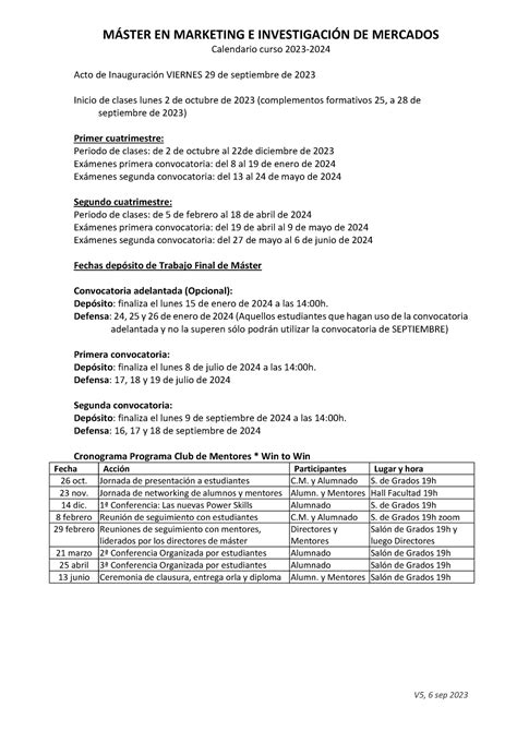 Horarios MIM 2023 24 def MÁSTER EN MARKETING E INVESTIGACIÓN DE