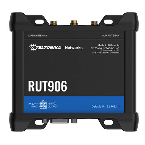 Teltonika RUT906 Industrial 4G LTE Cat 4 Router - UniteCom