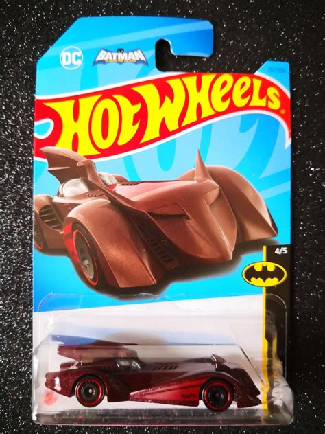 Hot Wheels Batman The Brave And The Bold Batmobile Maroon Hobbies