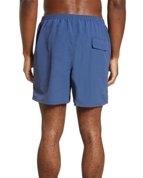 Patagonia Synthetic Baggies 5 Inch Swim Trunks In Stone Blue Blue For